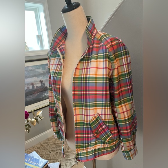 L-RL LAUREN ACTIVE Ralph Lauren Jackets & Blazers - L-RL LAUREN ACTIVE Jacket Ralph Lauren Windbreaker Plaid Pastel
